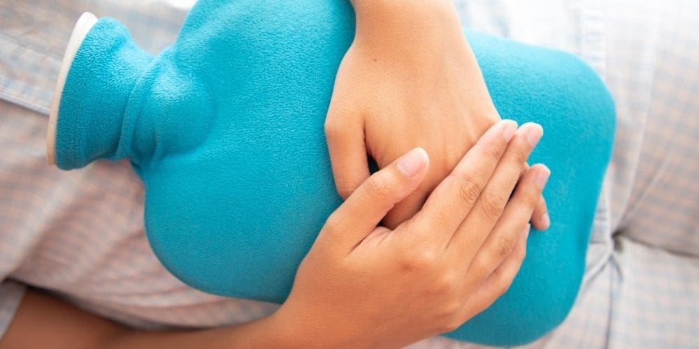 femme enceinte bouillotte